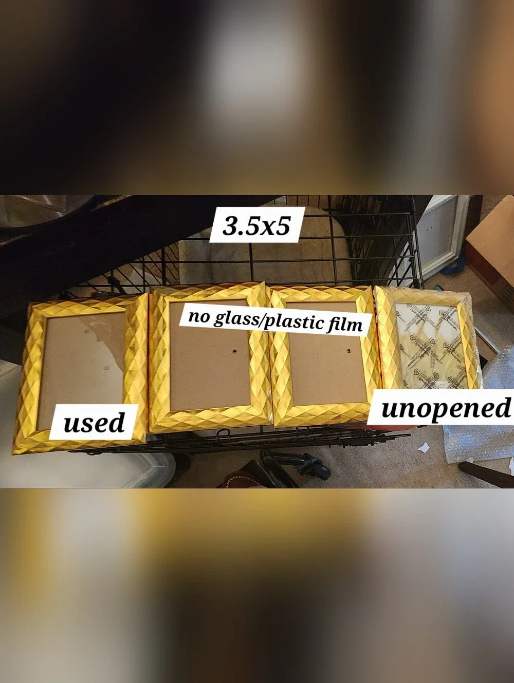 Shimmering Gold Multi-Frame Set - Four Piece Picture Frame Collection
